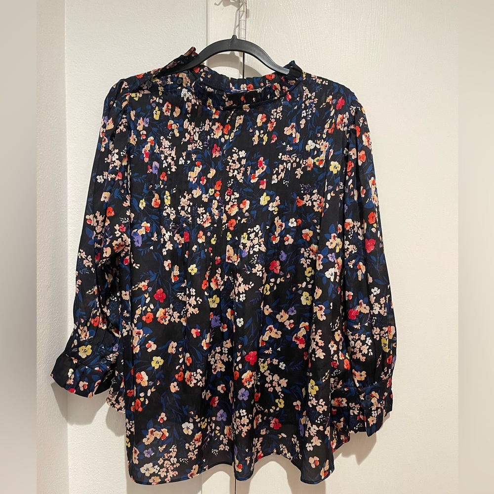 Ann Taylor Floral Blouse